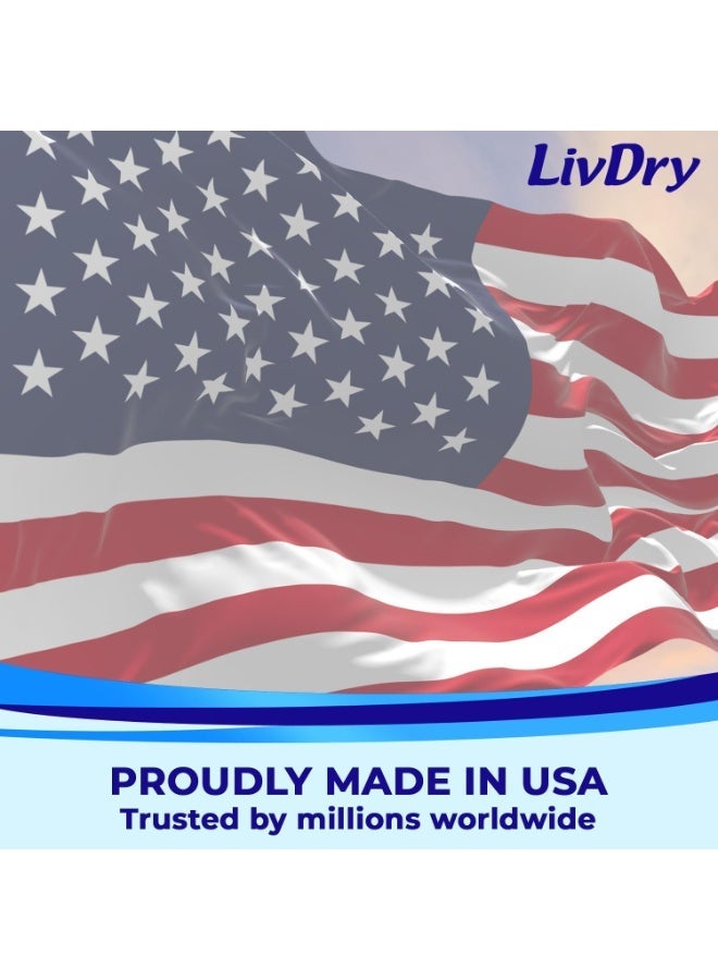  ليفدري حفاضات لايف دراي الأمريكية لكبار السن - مقاس كبير جدا جدا - XXL SIZE - امتصاص خارق ومؤشر للبلل - 12 حفاضه - Image 3